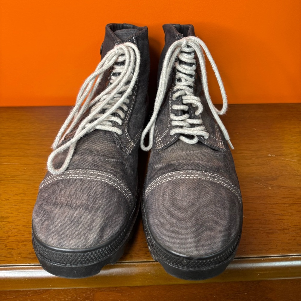 Diesel Charcoal Lace-Up Men's Boots